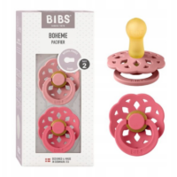 Smoczki BOHEME, Bibs - Boheme Dusty Pink & Coral, 6m+