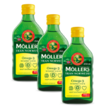Trany Norweskie, 250ml, Moller's - Cytrynowy, 3 szt.