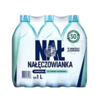 Woda Nałęczowianka - Nałęczowianka naturalna woda mineralna delikatnie gazowana 1 l – zgrzewka 6 butelek