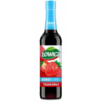 Łowicz- Syropy - TRUSKAWKA ZERO CUKRU 400ML