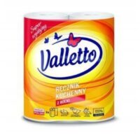 Valletto – ręcznik - RĘCZNIK KUCHENNY VALLETTO BIAŁY CELULOZA 2 ROLKI