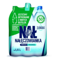 Woda Nałęczowianka - Nałęczowianka woda niegazowana 1,5 l – zgrzewka 6 butelek