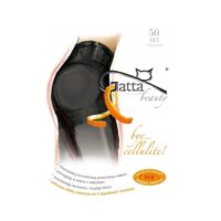 Gatta- rajstopy czarne grube - BYE CELLULITE 50 DEN Nero 3-M
