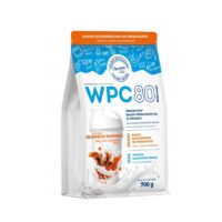 Odżywki białkowe - Spomlek - Białko WPC80 700g Koncentrat Białka Serwatkowego Słony Karmel