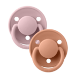 Smoczki De Lux, 2pak, 0-36m, Bibs - PINK PLUM & PEACH, 0-36 m