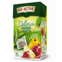 Herbapol, Big-Active – Herbata zielona - Z Pigwą i Granatem 20szt