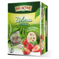 Herbapol, Big-Active – Herbata zielona - Z Truskawką i Graviolą 20szt