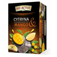 Big Active Herbata czarna - Cytryna i Mango 20 sasz.