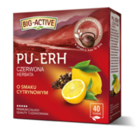 Big-Active (Herbapol) Herbata owocowa - Czerwona o smaku cytrynowym 40szt