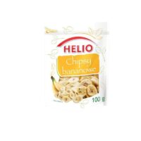 Helio – suszone owoce, daktyle - CHIPSY  BANANOWE 100g doypack