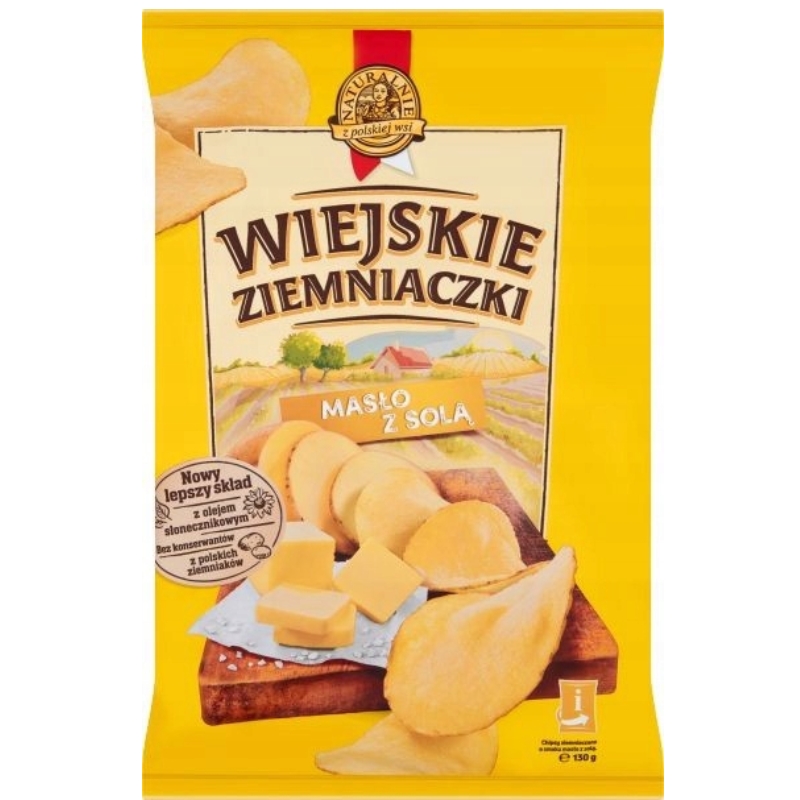 CHIPSY LORENZ WIEJSKIE ZIEMNIACZKI MASŁO 130G