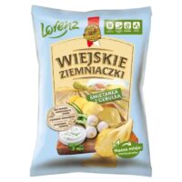 Lorenz – chipsy - WIEJSKIE ZIEMNIACZKI ŚMIETANKA Z CEBULKĄ 130G