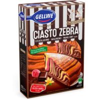 Gellwe – ciasta, desery do zrobienia - ZEBRA CZEKOLADOWO-MALINOWA KARTONIK 438G