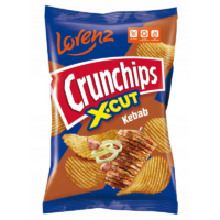 Crunchips Chipsy - Crunchips X-CUT KEBAB z cebulką