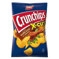 Crunchips Chipsy - Crunchips X-CUT KURCZAK W ZIOŁACH
