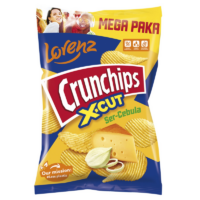 Crunchips Chipsy - Crunchips X-CUT SER-CEBULA mega paka