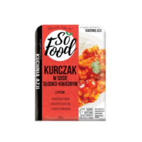 So Food- Dania gotowe - Kurczak w sosie słodko kwaśnym z ryżem 330g