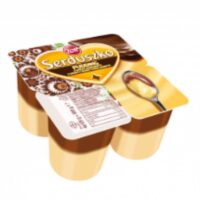 Zott - Deser, pudding - waniliowy sos czekoladowy 4*125g