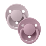 Smoczki De Lux, 2pak, 0-36m, Bibs - DUSKY LILAC & HEATHER, 0-36 m