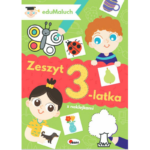 Książeczki Kreatywne Dla 3 i 4 latków - EDUMALUCH Zeszyt 3-latka z Naklejkami