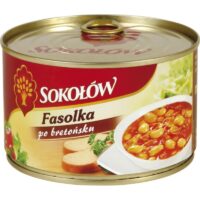 Sokołów – dania w konserwie - FASOLKA PO BRETOŃSKU 400g