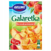 Gellwe – galaretka, galeretki - BRZOSKWINIOWA 72G