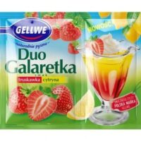 Gellwe – galaretka, galeretki - DUO 75G TRUSKAWKA-CYTRYNA