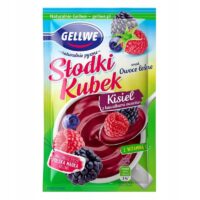 Gellwe – kisiel - SŁODKI KUBEK OWOCE LEŚNE Z OWOCAMI 28G