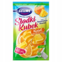 Gellwe – kisiel - SŁODKI KUBEK POMARAŃCZA ANANAS Z OWOCAMI 28G