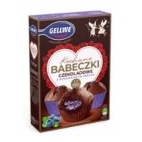 Gellwe – ciasta, desery do zrobienia - KOCHANE BABECZKI CZEKOLADOWE Z BORÓWKOWYM SERCEM  311g