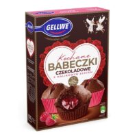 Gellwe – ciasta, desery do zrobienia - KOCHANE BABECZKI CZEKOLADOWE Z MALINOWYM SERCEM  311g