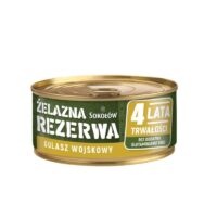 Sokołów - Konserwy - GULASZ WOJSKOWY 300G ŻELAZNA REZERWA