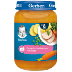 Dania i Desery Słoiczki Gerber - Jarzynki z Delikatnym Schabem 190g