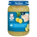 Dania i Desery Słoiczki Gerber - Rybka z Ziemniaczkami Cukinią i Brokułami 190g