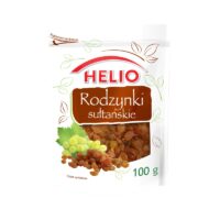 Helio – suszone owoce, daktyle - Rodzynki sułtańskie 100g