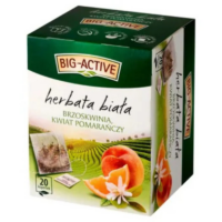 Big-Active – Herbata biała - Z brzoskwinią i kwiatem pomarańczy
