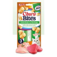 INABA Churu - Przysmaki dla kota - Przysmak w Kawałkach z Kurczakiem i Tuńczykiem 3x10g