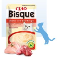 INABA Churu - Mokra karma dla kota - Gęsta Zupa Kurczak z Wołowiną 40g