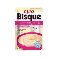 INABA Churu - Mokra karma dla kota - Gęsta Zupa Tuńczyk z Łososiem 40g