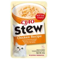 INABA Churu - Mokra karma dla kota - Potrawka w gęstym kremowym sosie z kurczakiem 40g