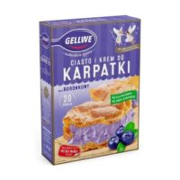 Gellwe – ciasta, desery do zrobienia - KARPATKA BORÓWKOWA (CIASTO + KREM) KARTONIK 340G