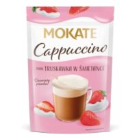 MOKATE,CELIKO - Kubek Przyjemności Mokate - TRUSKAWKI W ŚMIETANCE 110G STRUNA