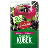 Delecta - kisiel - Czarna porzeczka z kawałkami owoców 30 g