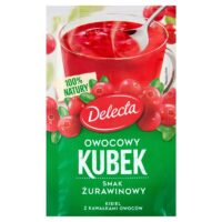 Delecta - kisiel - Żurawina z kawałkami owoców 30 g