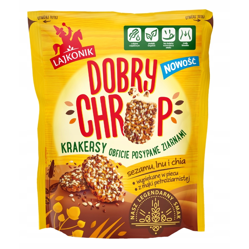 Krakersy dobry chrup Lajkonik 100g