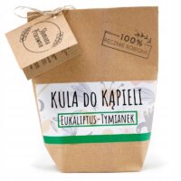 Słomiana Pracownia - kule do kąpieli - Eukaliptus-Tymianek 70g