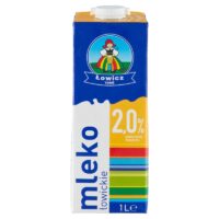 Łowicz - Mleko Łowickie - Mleko ŁOWICKIE 2% 1l UHT Premium
