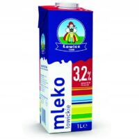 Łowicz - Mleko Łowickie - Mleko ŁOWICKIE 3,2% 1l UHT Premium