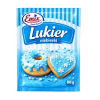 Emix – dekoracje do deserów - Lukier niebieski 80g