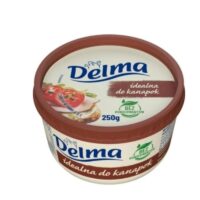 Bunge Polska, Upfield Polska, Rama, Arla Foods  - masło, margaryna - Margaryna Delma 250g 39% Idealna Do Kanapek Kubek